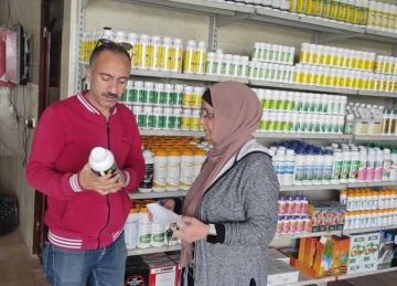 حملة للمرور على محال بيع المبيدات الزراعية بالعريش