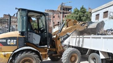 رفع 350 طن مخلفات بمركز ساحل سليم في أسيوط