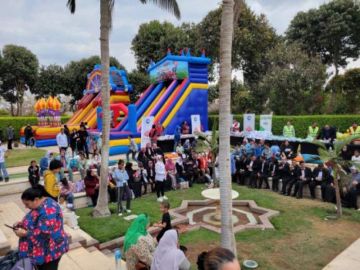 محافظة القاهرة تحتفل بيوم اليتيم بمشاركة 250 طفل وطفلة في حديقة الأزهر