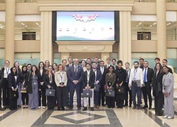 طلاب الجامعة الألمانية بالقاهرة يشاركون بالنسخة الأولى من برنامج النيابة العامة لتبادل الخبرات