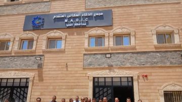 نائب محافظ المنيا يتفقد مجمع الذكاء المكاني المتقدم استعدادا لافتتاحه