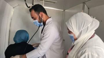 صحة البحيرة: توقيع الكشف على 727 مواطن في قافلة طبية بالمجان