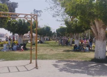 إقبال كبير علي الحدائق والمتنزهات للاحتفال بـ شم النسيم في المنيا (صور)