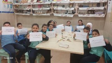 احتفالا بـ يوم التراث العالمي ..متحف كوم أوشيم ينظم ورشة تلوين لطلاب المدارس احتفالا بـ يوم التراث العالمي ..متحف كوم أوشيم ينظم ورشة تلوين لطلاب المدارس