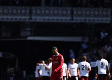 تقييم مفاجئ لـ محمد صلاح في مباراة فولهام ضد ليفربول