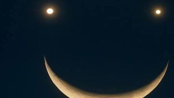 البحوث الفلكية: يمكن رؤية ظاهرة الاقتران الثلاثي بالعين المجردة البحوث الفلكية: يمكن رؤية ظاهرة الاقتران الثلاثي بالعين المجردة