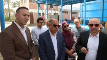 محافظ المنيا يتفقد أعمال توسعة محطة مياه شرب مغاغة ويوجه بسرعة الإنجاز