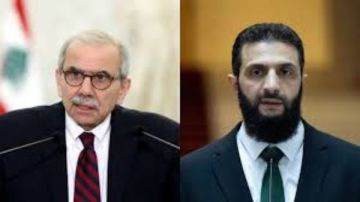 الشرع يلتقي رئيس الحكومة اللبنانية في دمشق ويعقدان مباحثات ثنائية