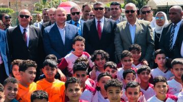 محافظ الجيزة يشهد احتفالية مديرية الشباب والرياضة بـ يوم اليتيم بالصف