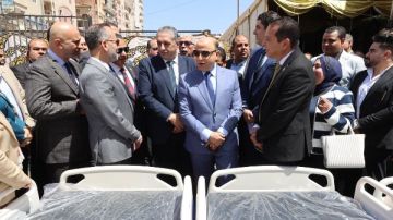 بحضور المحافظ.. الشعب الجمهوري يهدي كفر الشيخ العام أجهزة طبية صور