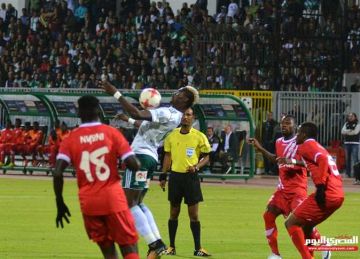 سيمبا يصعب المهمة على المصري بهدفين في الشوط الأول
