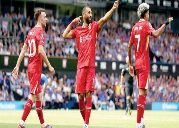 موعد مباراة ليفربول ضد فولهام والقنوات الناقلة مباشر في الدوري الإنجليزي