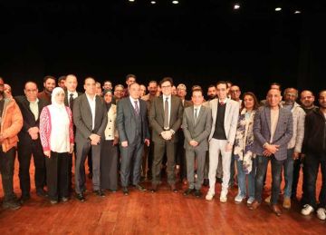 وزير الثقافة ومحافظ الإسكندرية يفتتحان مسرح بيرم التونسي بعد تطويره ورفع كفاءته