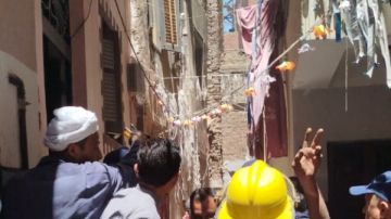 انهيار منزل وتصدع 3 آخرين بسبب أنبوبة بوتاجاز في أسيوط