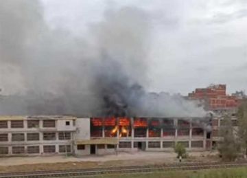  بسبب انفجار أنبوبة البوتاجاز .. حريق هائل يلتهم مزرعة دواجن بالدقهلية (صور)