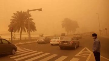 العاصفة الترابية وصلت فين .. ننشر استعدادات الصحة للتعامل مع طقس الغد العاصفة الترابية وصلت فين .. ننشر استعدادات الصحة للتعامل مع طقس الغد