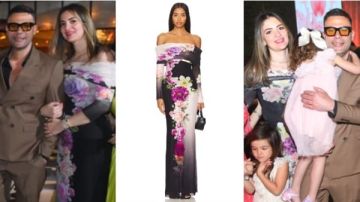 فستان شيك.. زوجة محمد إمام تخطف الأنظار في حفل زفاف ابنة عمه