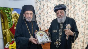 البابا تواضروس يلتقي قيادات كنيستي الروم والأرمن الأرثوذكس في رومانيا صور البابا تواضروس يلتقي قيادات كنيستي الروم والأرمن الأرثوذكس في رومانيا صور