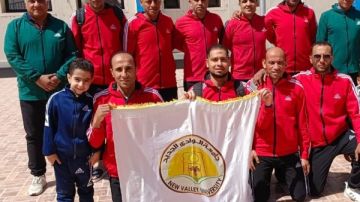 رياضية الوادي الجديد يتألق في التصفيات النهائية للعاملين بالمصالح الحكومية