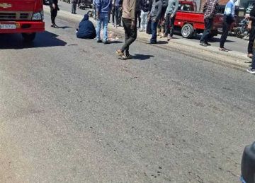 مصرع سيدة أسفل عربة خلاطة خرسانة بدمياط