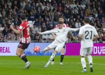 ريال مدريد يلدغ أتلتيك بيلباو في الوقت القاتل بالدوري الإسباني ريال مدريد يلدغ أتلتيك بيلباو في الوقت القاتل بالدوري الإسباني