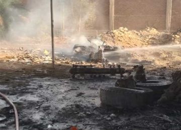 السيطرة علي حريق داخل مصنع لتعبئة البوتاجاز في أسوان