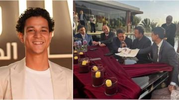 المأذون مصطفى حسني.. عقد قران شقيق الفنان أحمد داش صور