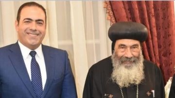 رئيس شباب النواب يهنئ مطران بورسعيد وتوابعها بعيد القيامة المجيد رئيس شباب النواب يهنئ مطران بورسعيد وتوابعها بعيد القيامة المجيد