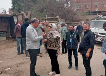 لاستعاده المظهر الحضاري.. نائب محافظ القليوبية تقود حملة نظافة