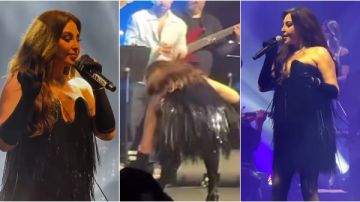 موقف مفاجئ لـ إليسا أمام الجمهور بحفل باريس موقف مفاجئ لـ إليسا أمام الجمهور بحفل باريس