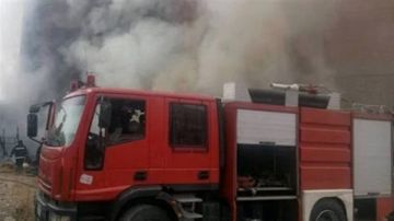 السيطرة علي حريق بمصنع كيماويات ببلبيس وإصابة شخصين