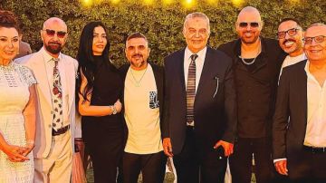 بهاء الدين محمد يحتفل بزفاف ابنه بحضور أنوشكا