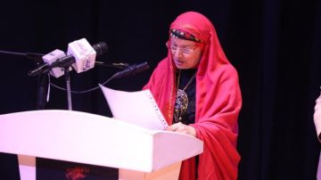 أحدث ظهور لـ مشيرة إسماعيل في اليوم العالمي للرقص الشعبي