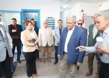 رئيس القابضة لمياه الشرب يتفقد محطة الهلالي لمتابعة جودة الخدمة بأسيوط رئيس القابضة لمياه الشرب يتفقد محطة الهلالي لمتابعة جودة الخدمة بأسيوط