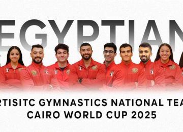 منتخب الجمباز الفني يرفع شعار التحدي أمام أبطال الأولمبياد في بطولة كأس العالم