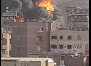 حريق هائل في منزل بمنطقة الزرايب يخلف مصابين ومدير الأمن بموقع الحادث (تفاصيل)