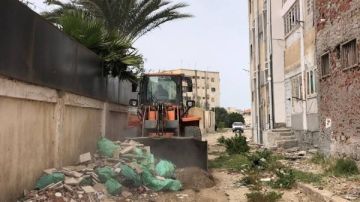 حملات مكثفة لرفع المخلفات والارتقاء بالشكل الحضاري لـ رأس البر