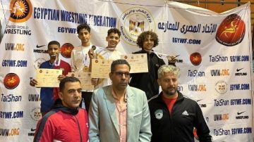 نتائج منافسات اليوم الثالث من بطولة الجمهورية للمصارعة تحت ١٥ سنة