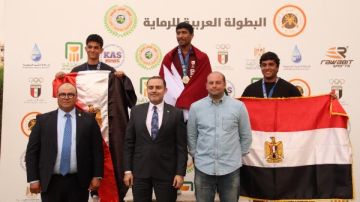 يوسف أيمن يخطف الأنظار بفضية التراب ناشئين... ومصر تلمع بـ5 ميداليات في البطولة العربية للرماية يوسف أيمن يخطف الأنظار بفضية التراب ناشئين... ومصر تلمع بـ5 ميداليات في البطولة العربية للرماية