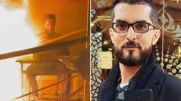 استشهاد الصحفي الفلسطيني أحمد منصور جراء قصف إسرائيلي لخيمة المراسلين بغزة