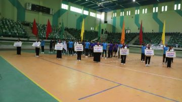 انطلاق منافسات الدورة العربية الـ 19 لخماسيات كرة القدم بجامعة جنوب الوادي