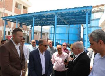 محافظ المنيا يوجه بسرعة إنجاز أعمال توسعة محطة مياه الشرب بمغاغة