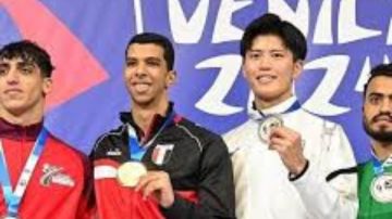 عمر عثمان يتوج بـ برونزية الدوري العالمي للكاراتيه