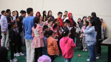 برنامج ترفيهي متكامل.. حزب الاتحاد ينظم احتفالية لـ 150 طفلا من الأيتام وذوي الهمم بالإسكندرية برنامج ترفيهي متكامل.. حزب الاتحاد ينظم احتفالية لـ 150 طفلا من الأيتام وذوي الهمم بالإسكندرية