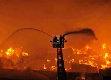 لجنة هندسية لمعاينة العقارات المتضررة من حريق الشرابية 