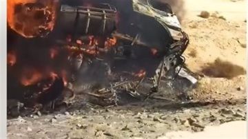 فيديو حادث طريق الزعفرانة.. تفاصيل تفحم التريلا وإصابة السائق بجروح خطيرة