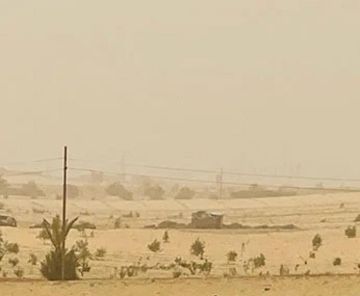 العاصفة الترابية تصل شمال سيناء والمحافظة ترفع درجة الاستعداد القصوى