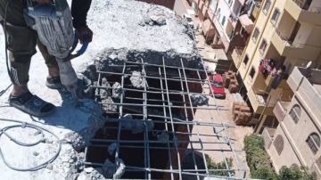 تنفيذا لتوجيهات المحافظ.. استمرار حملات إزالة مخالفات البناء بالغردقة