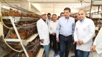 فاروق والأشموني يناقشان كيفية الارتقاء بالقطاع الزراعي والخدمات المقدمة للفلاحين