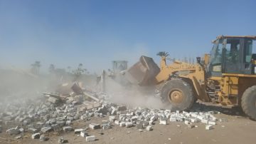 إزالة 3 حالات تعد على الأراضي الزراعية بالشرقية